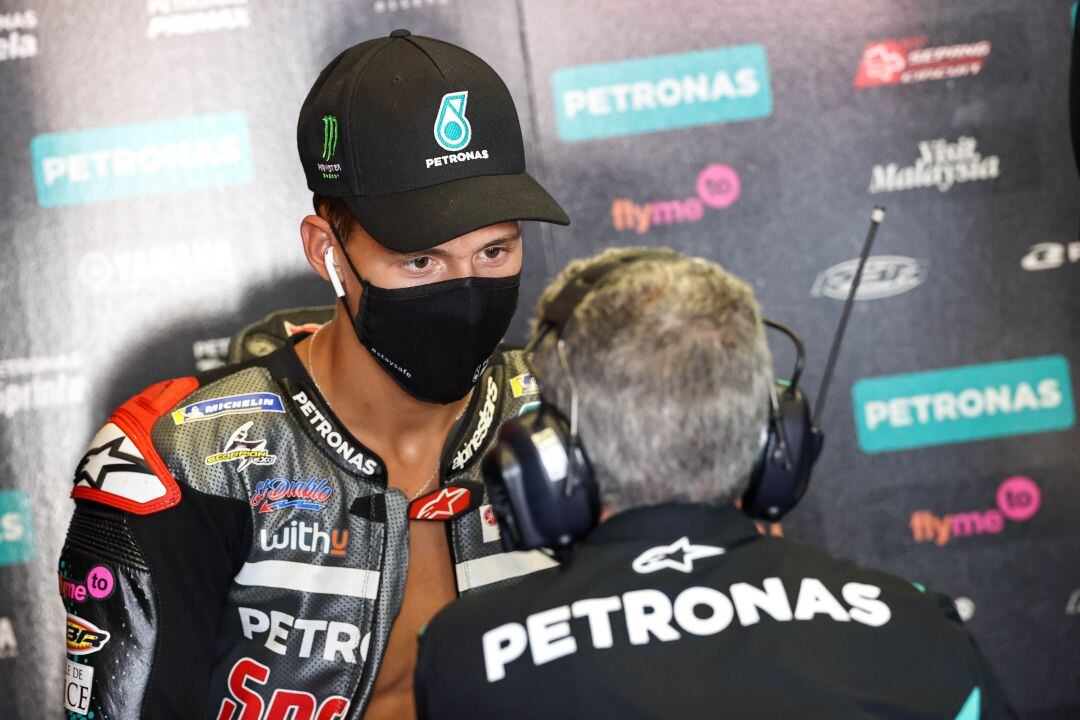 Fabio Quartararo durante el último Gran Premio en Jerez