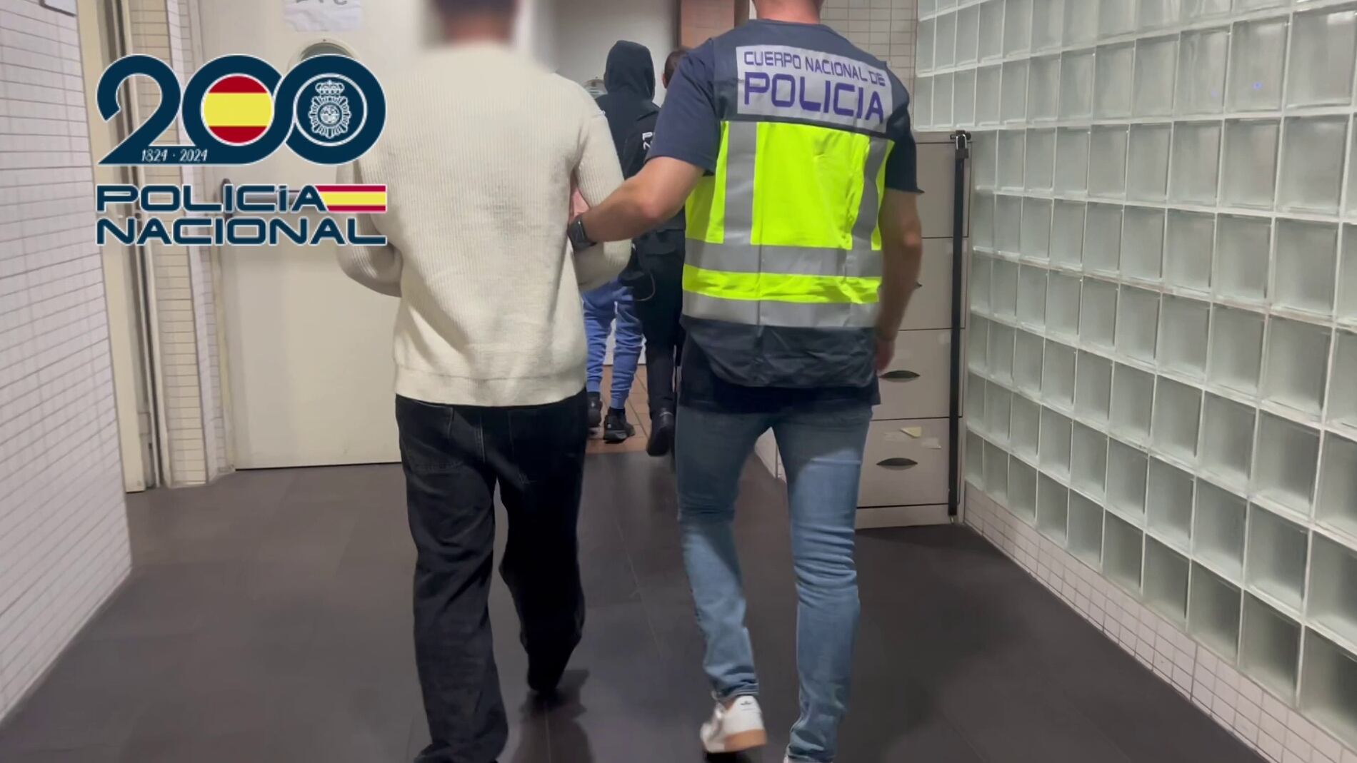 Imagen de dos de los detenidos