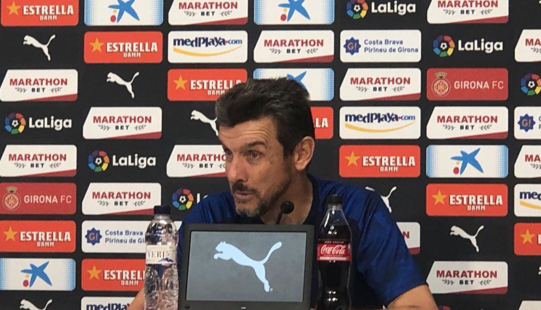 Unzué aquest matí a la sala de premsa.