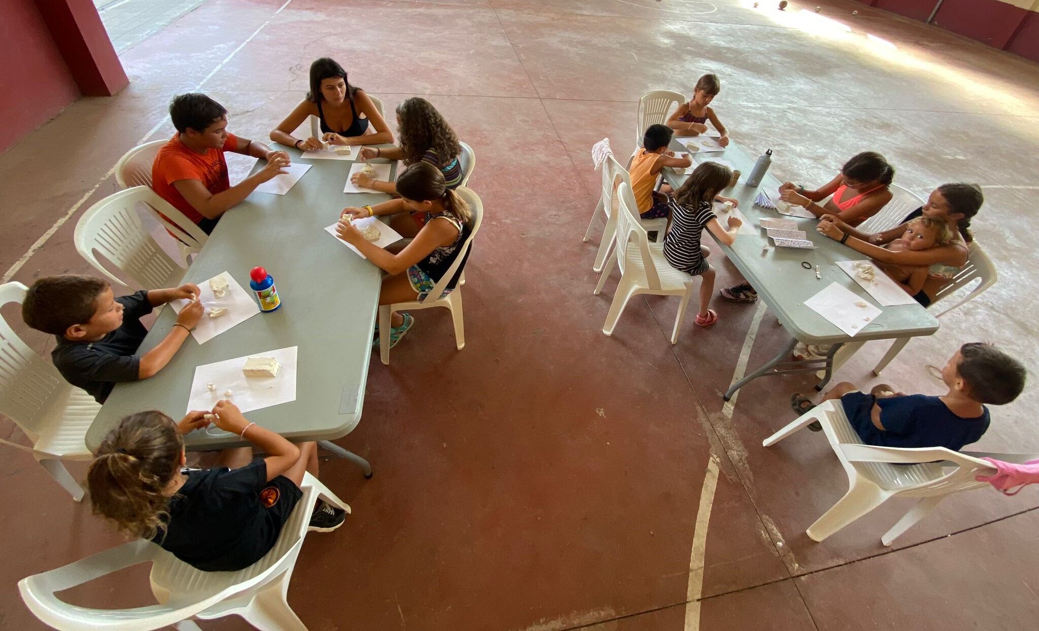 Una de las ludotecas de verano en la Comarca de La Litera