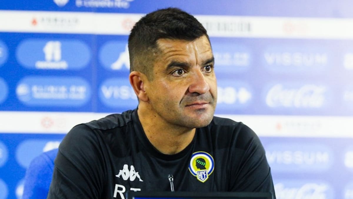 Rueda de prensa de Rubén Torrecilla, entrenador del Hércules, en la previa del partido ante el Sevilla Atlético