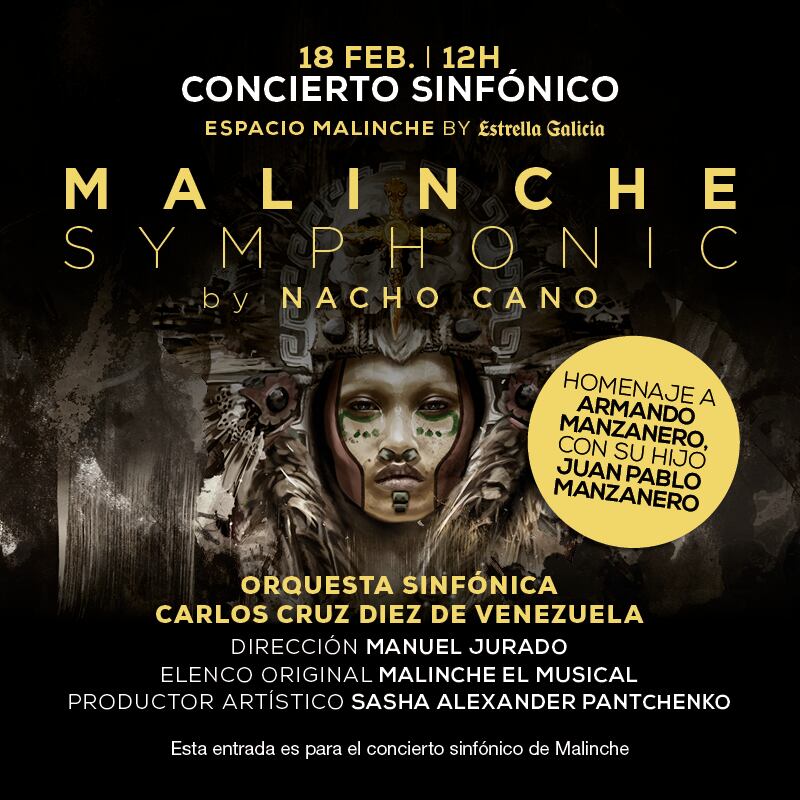 Malinche Symphonic, el concierto sinfónico con las canciones del aclamado musical