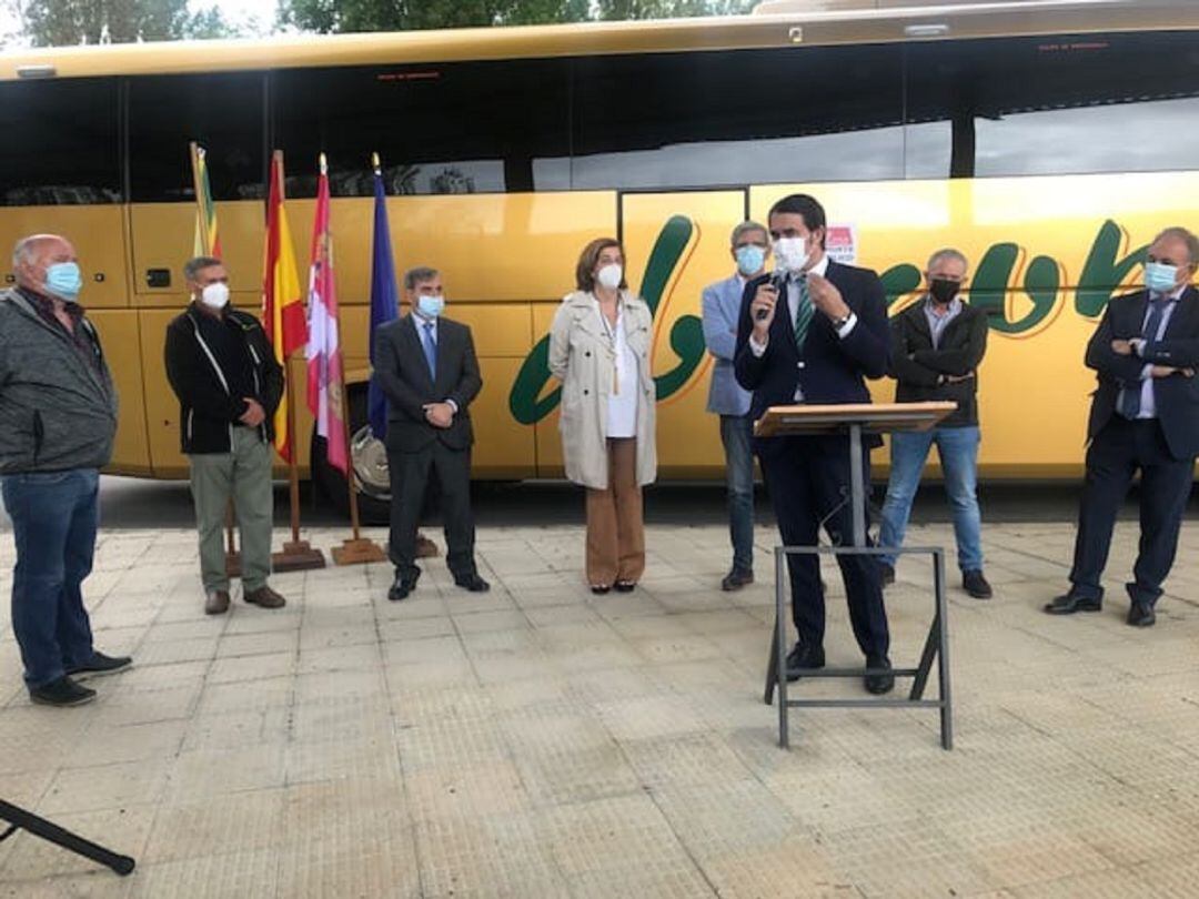 La zona de Guardo inicia en la provincia de Palencia el servicio de bono rural del transporte a la demanda, que será gratuito para todos los usuarios