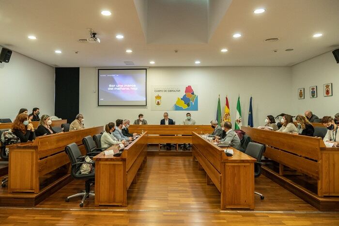 Un momento de la reunión