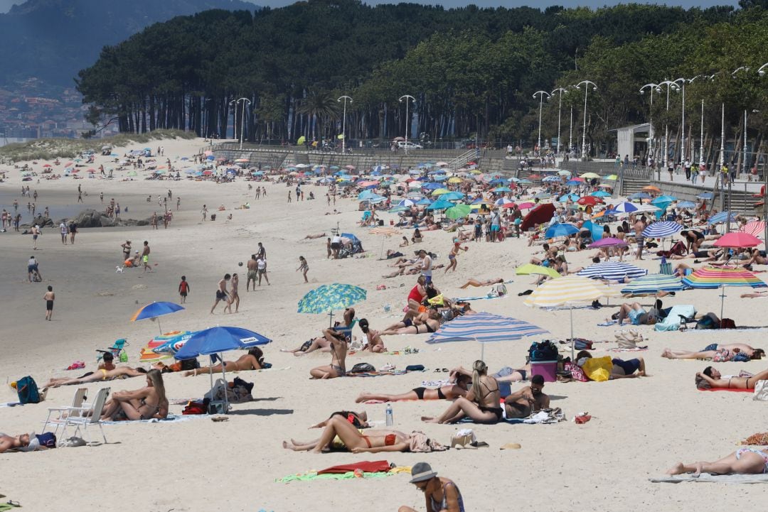Imagen de archivo de la playa de Samil