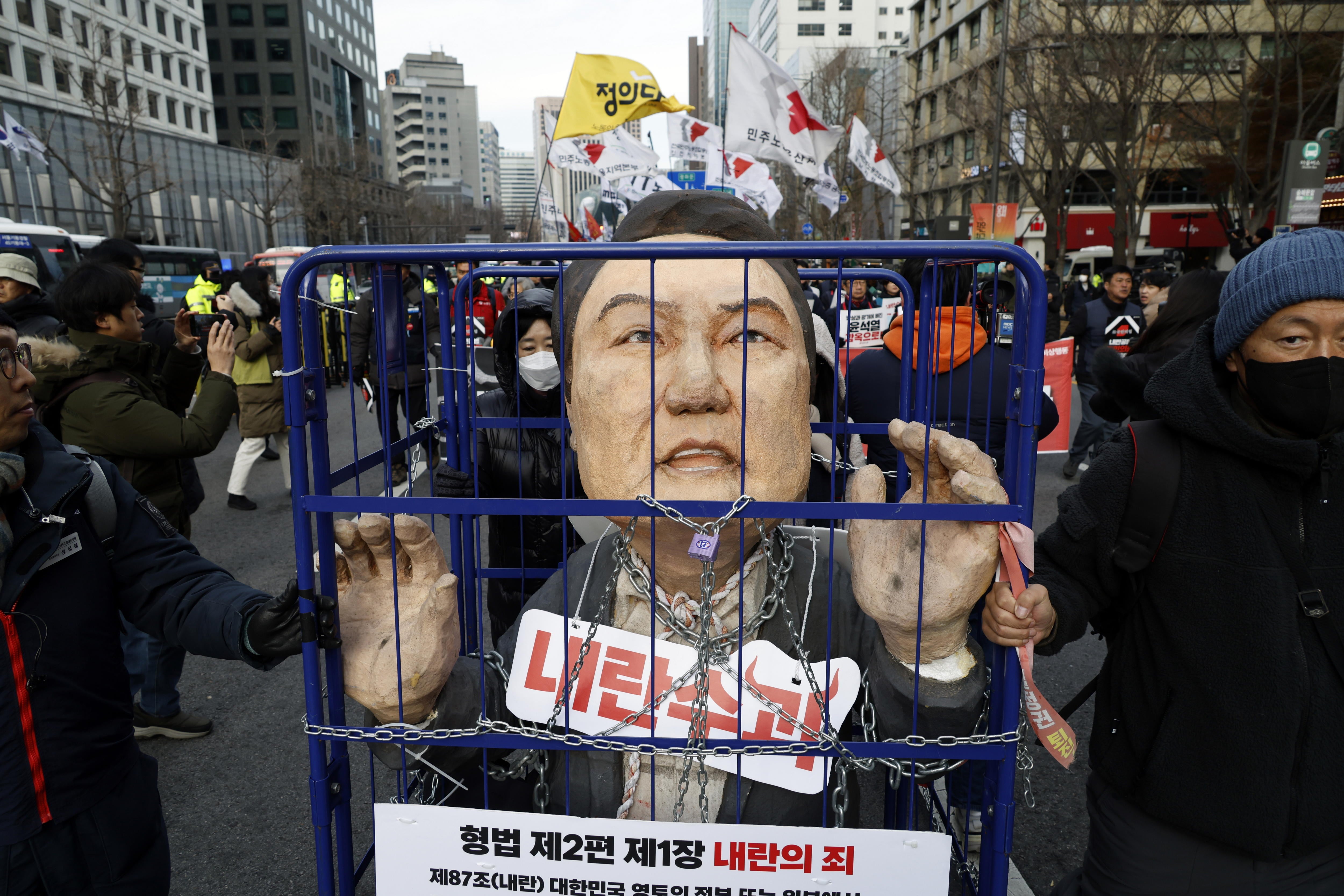 Protestas ciudadanas contra el presidente surcoreano Yoon