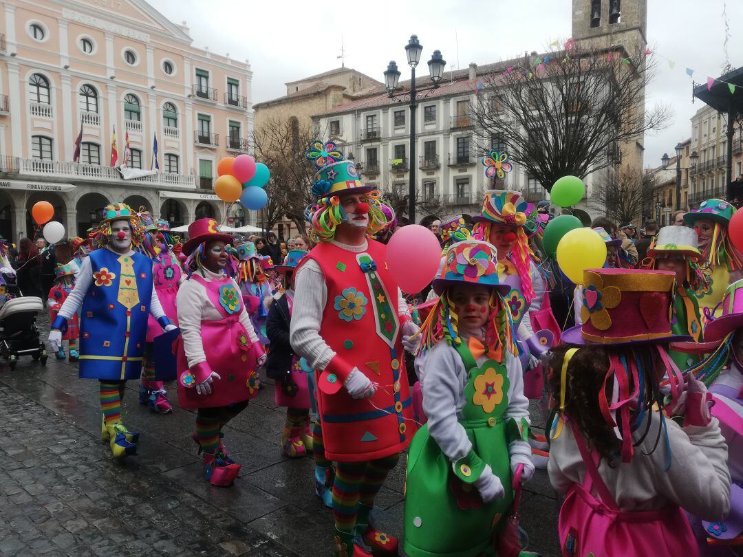 Carnaval en Segovia en 2020. Foto Archivo
