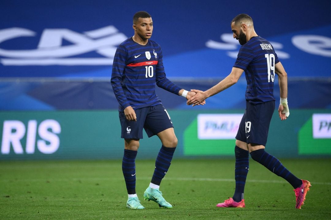 Mbappé y Benzema