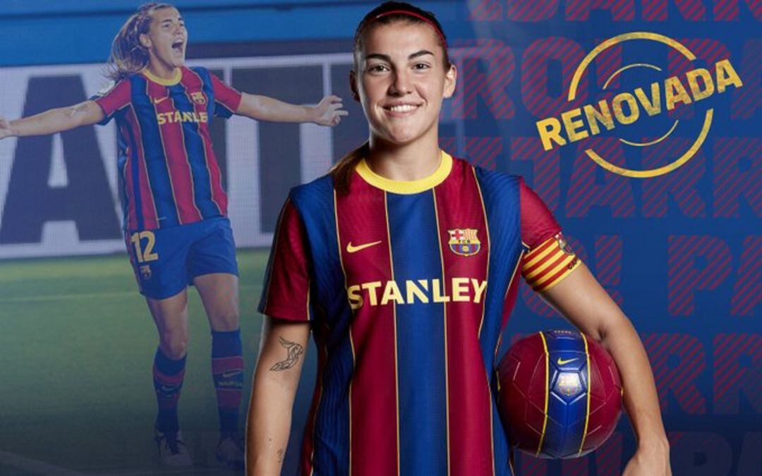 Patri Guijarro renueva con el Barça hasta 2024.