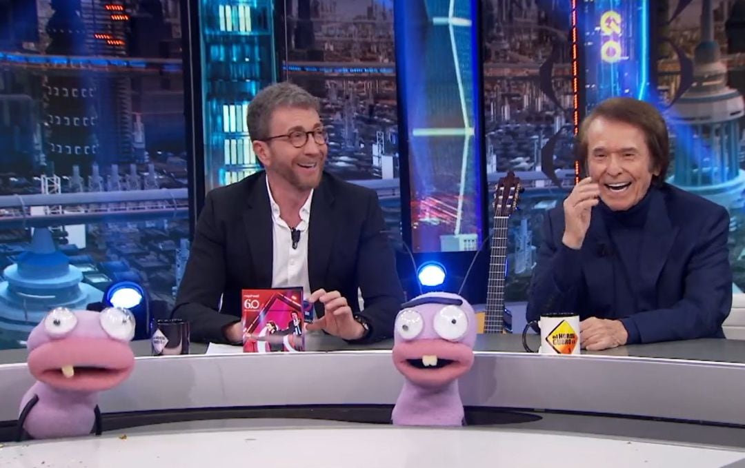 Pablo Motos y Raphael en El Hormiguero.