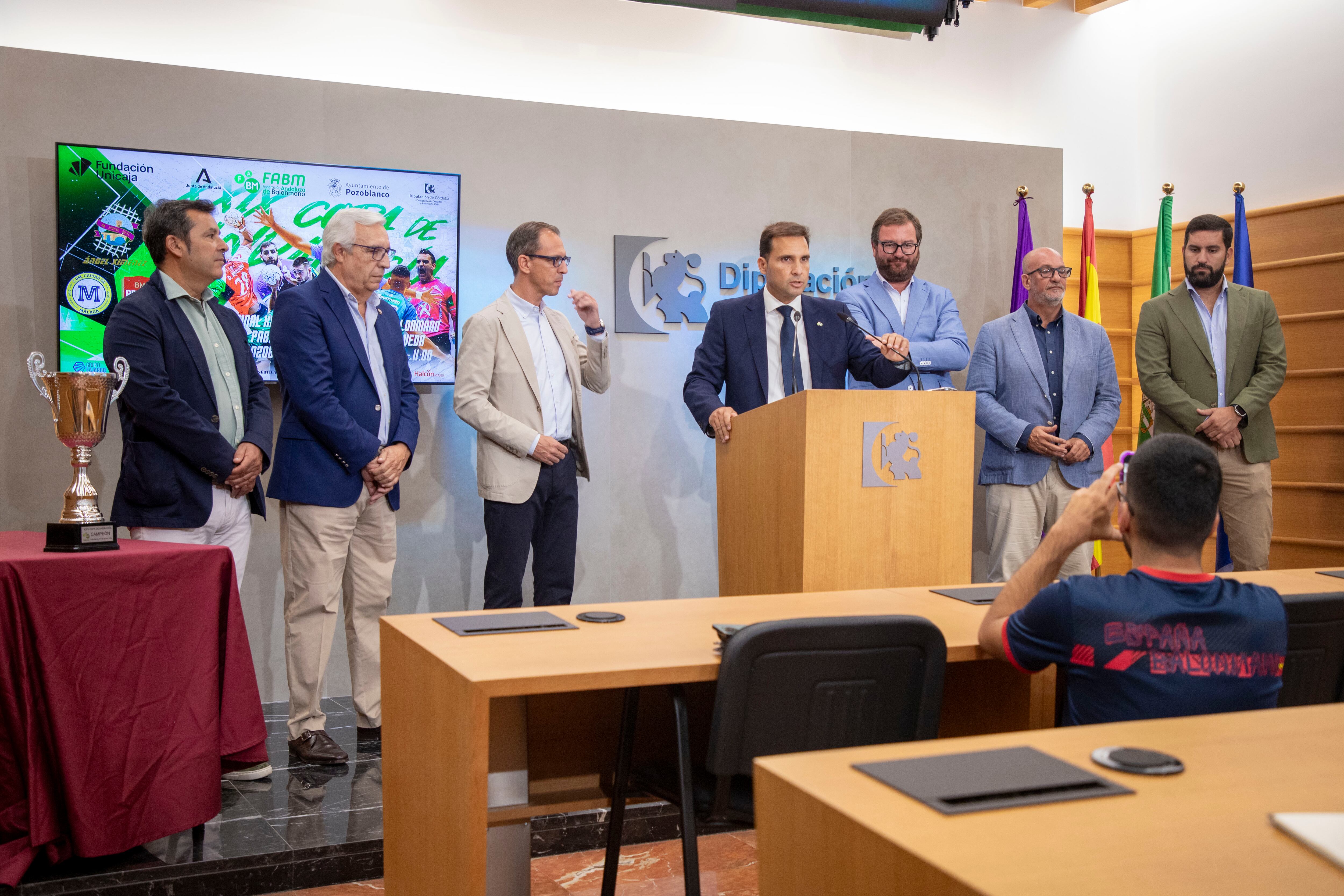 Presentación de la final de la Copa de Andalucía de Balonmano.