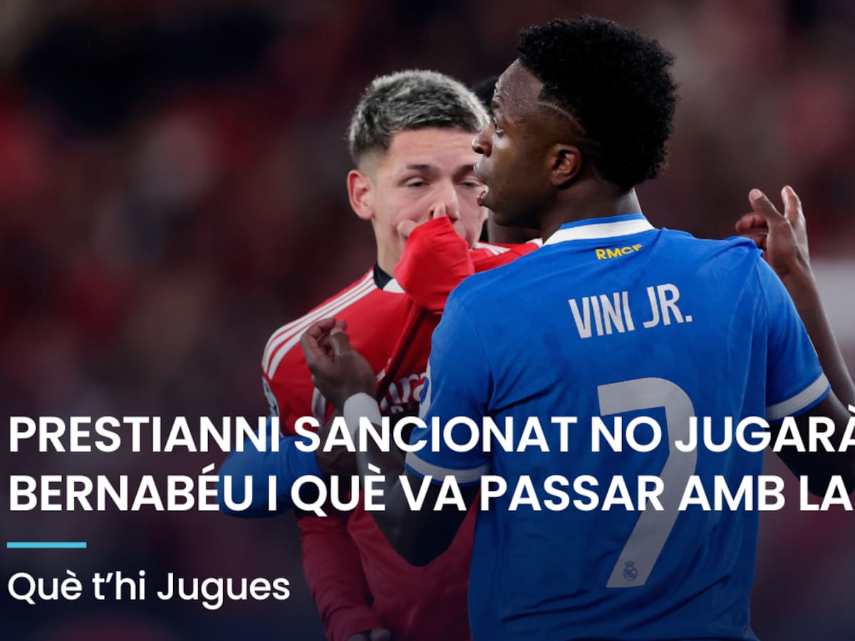 Què t'hi Jugues: Prestianni, sancionat, no jugarà al Bernabéu i què va passar amb Lamine Yamal?