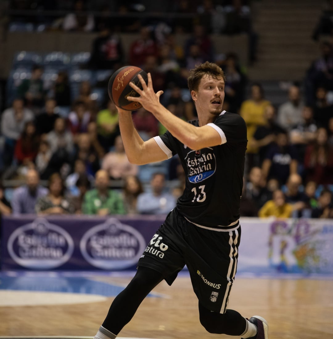 Andy Obst lideró durante muchos minutos el juego ofensivo del Obradoiro