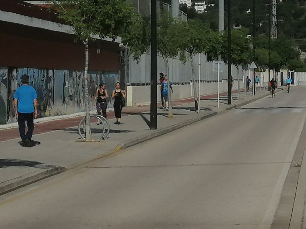 Imagen de archivo del carril bici de Gandia.