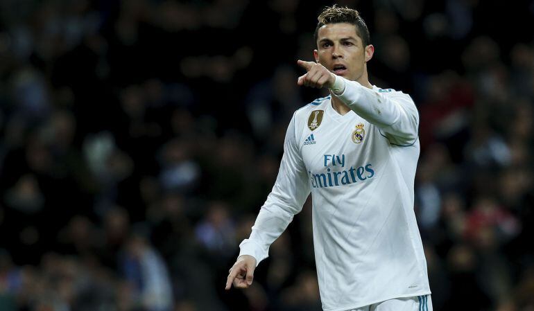 Cristiano Ronaldo, tras marcar un gol a la Real Sociedad.