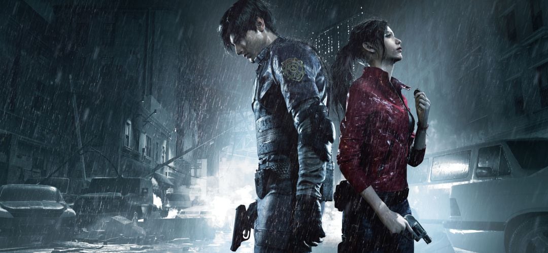 Leon S. Kennedy y Claire Redfield, protagonistas de Resident Evil 2 Remake