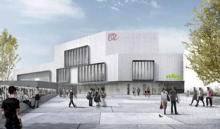 Imatge virtual del futur pavelló.