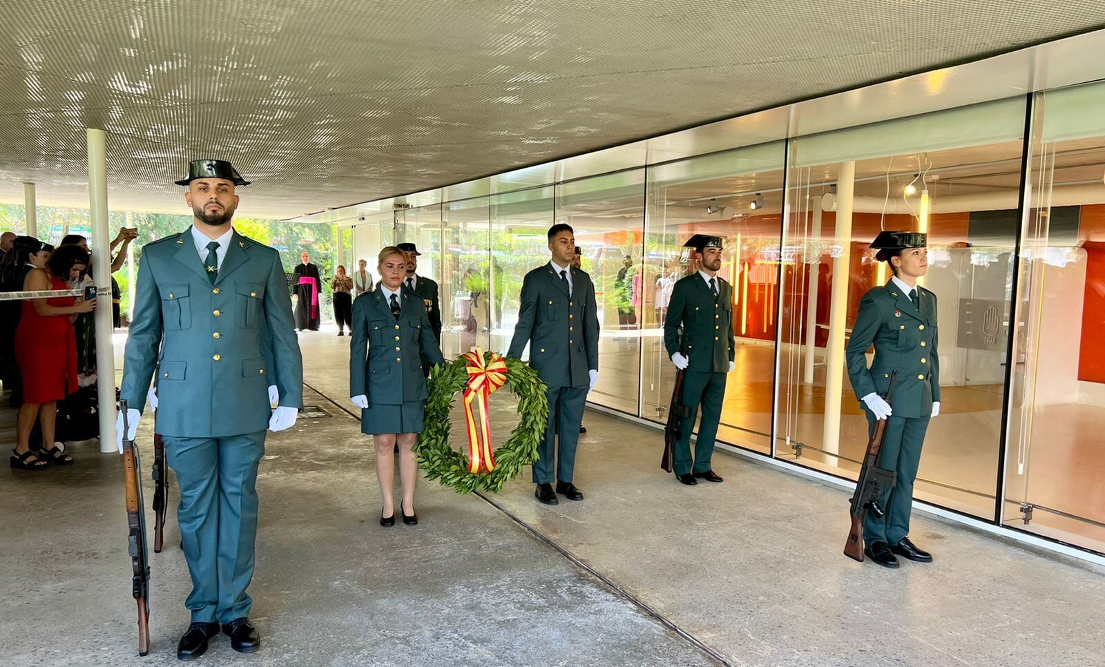 Imagen del acto de homenaje a los caídos