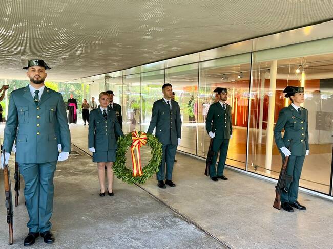 Imagen del acto de homenaje a los caídos