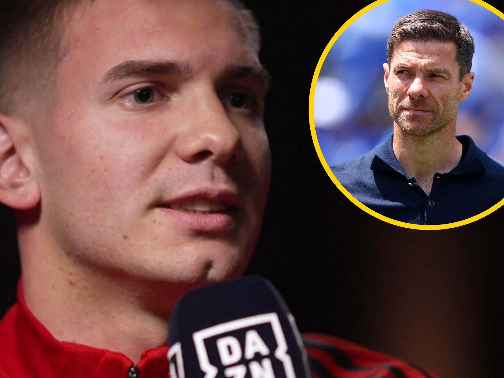 Franco Mastantuono, en su entrevista para DAZN