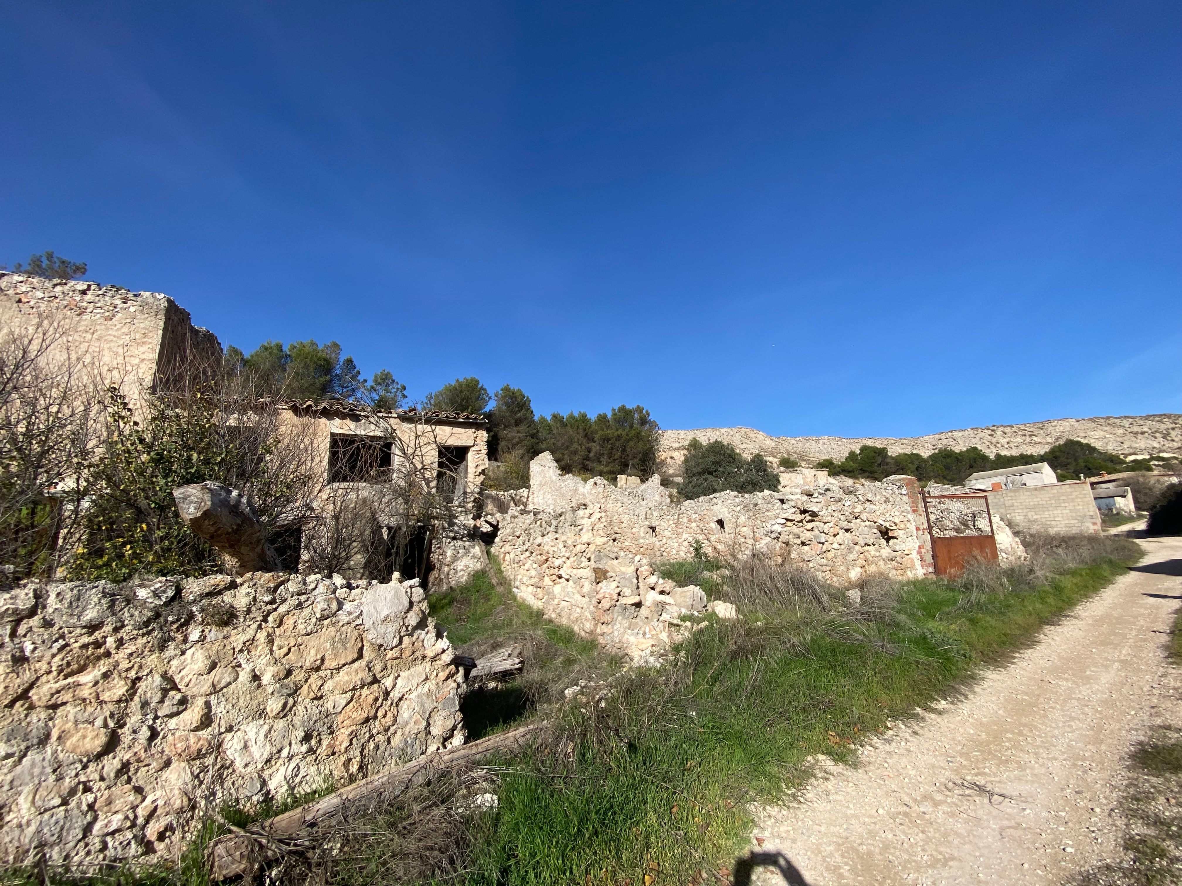 Estado actual de Carrascosilla, despoblado de Huete (Cuenca).