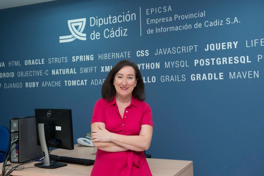 Isabel Gallardo diputada de Innovación, Municipios Inteligentes y Transformación Digital de la Diputación de Cádiz