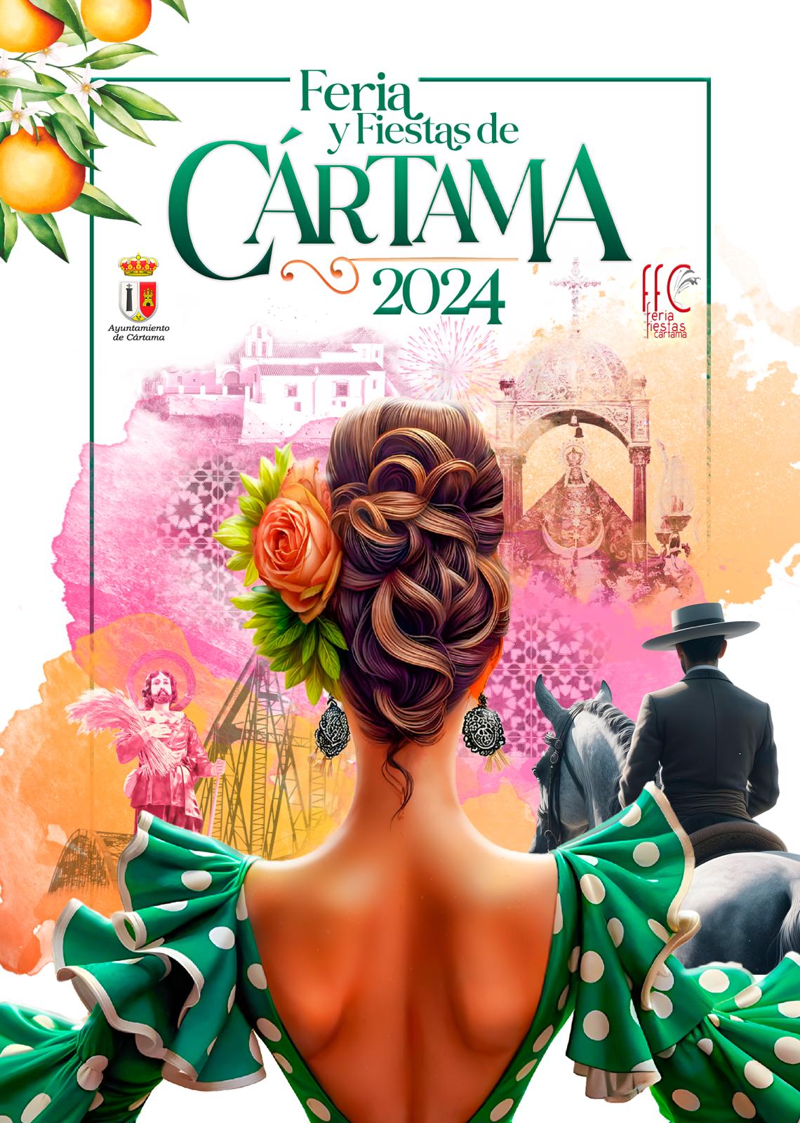 Cartel fiestas Cártama 2024