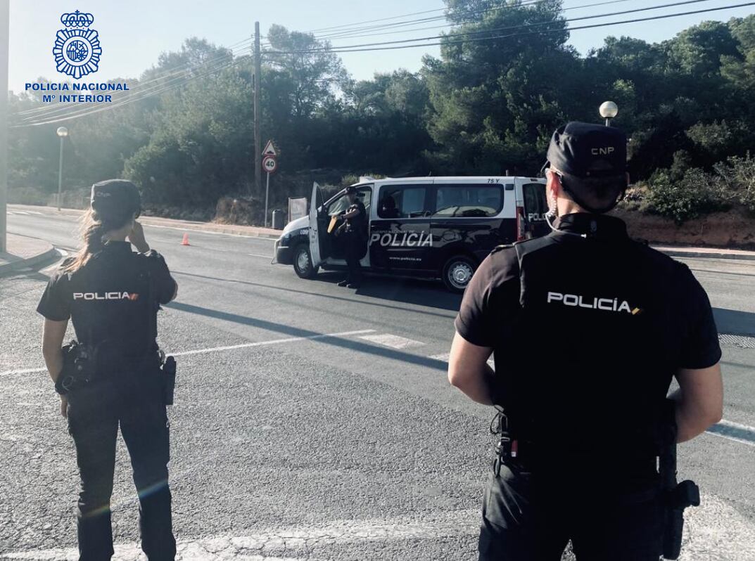 Imagen de agentes de la Policía Nacional