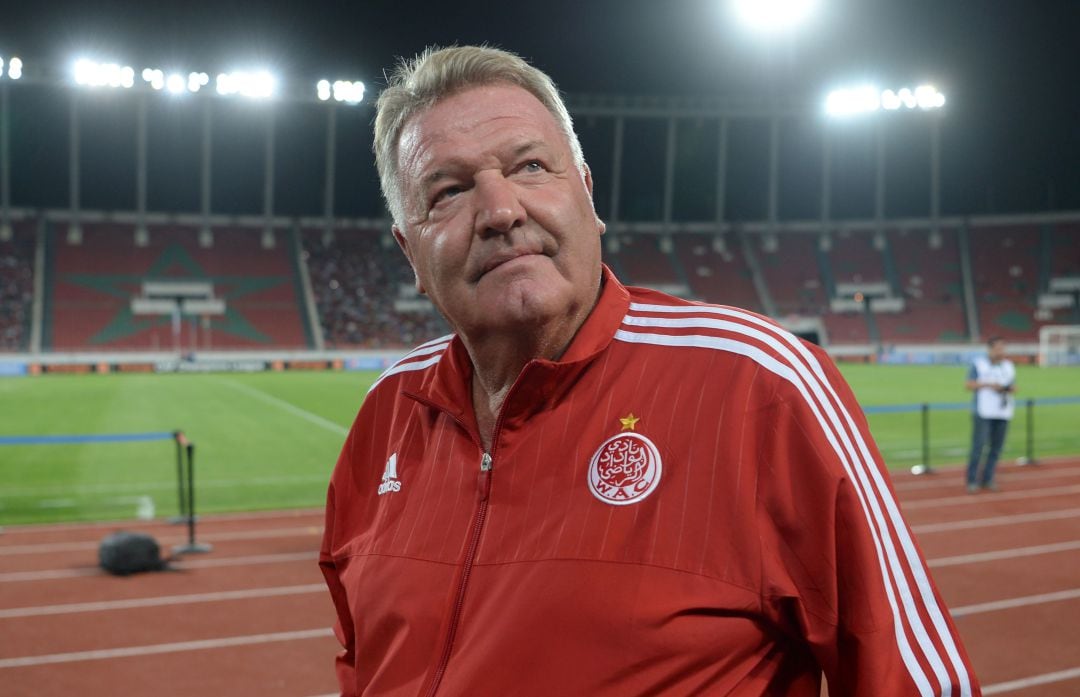 Toshack, durante un partido de Champions contra el Asec Mimosas.