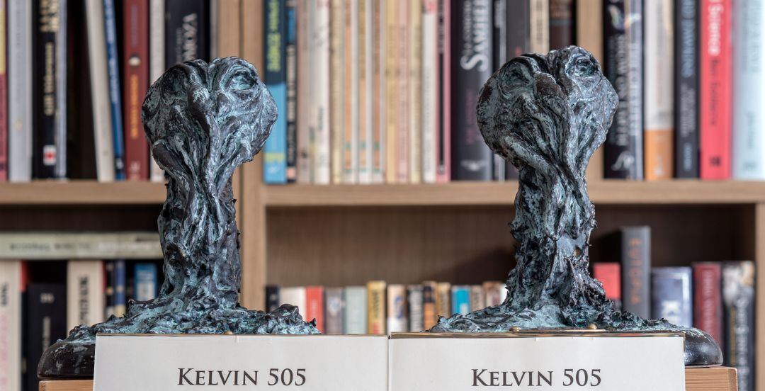 Imagen de la estatuilla de los Premios Kelvin 505