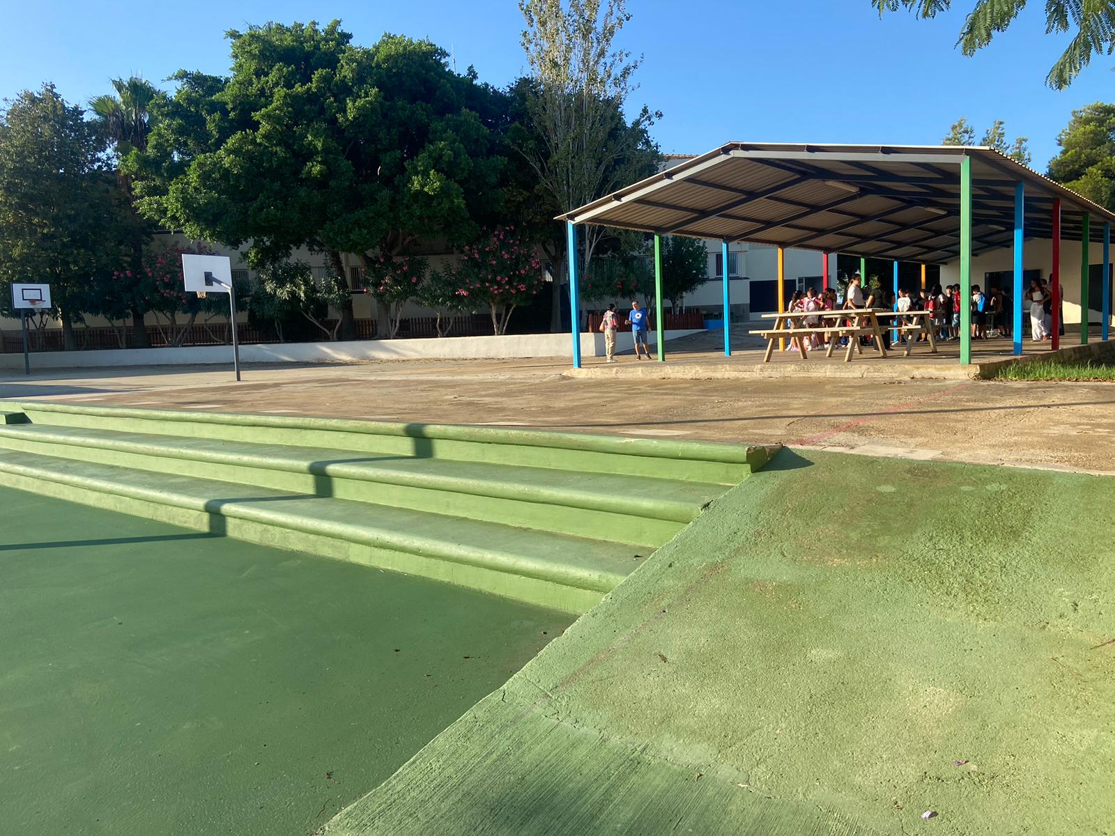 Inicio de las clases en un centro educativo de Ibiza