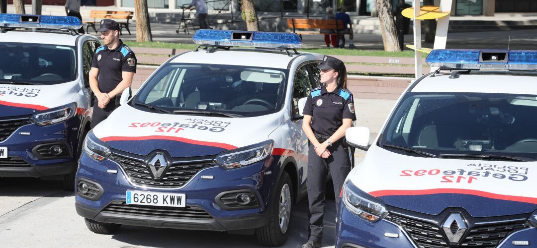 Una pareja de policías locales de Getafe