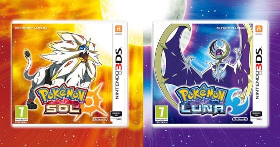 Los nuevos Pokémon Sol y Pokémon Luna.