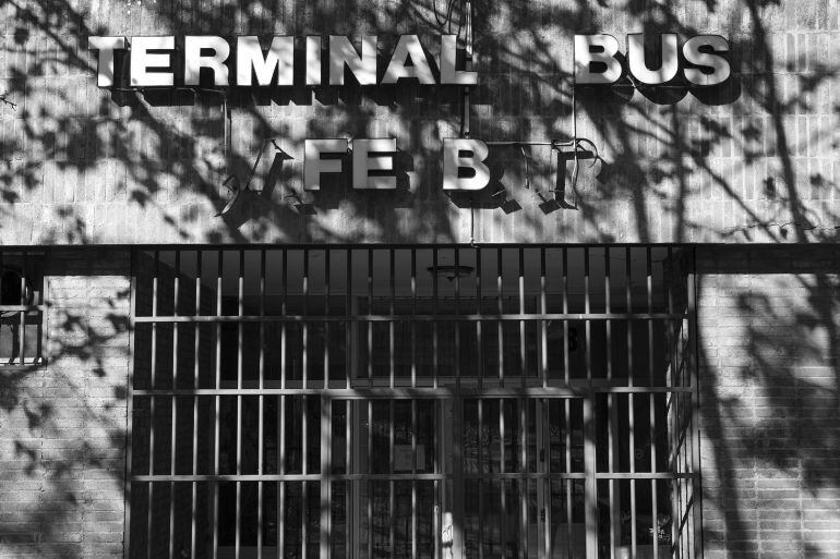 Entrada de la antigua Estación de Autaobuses