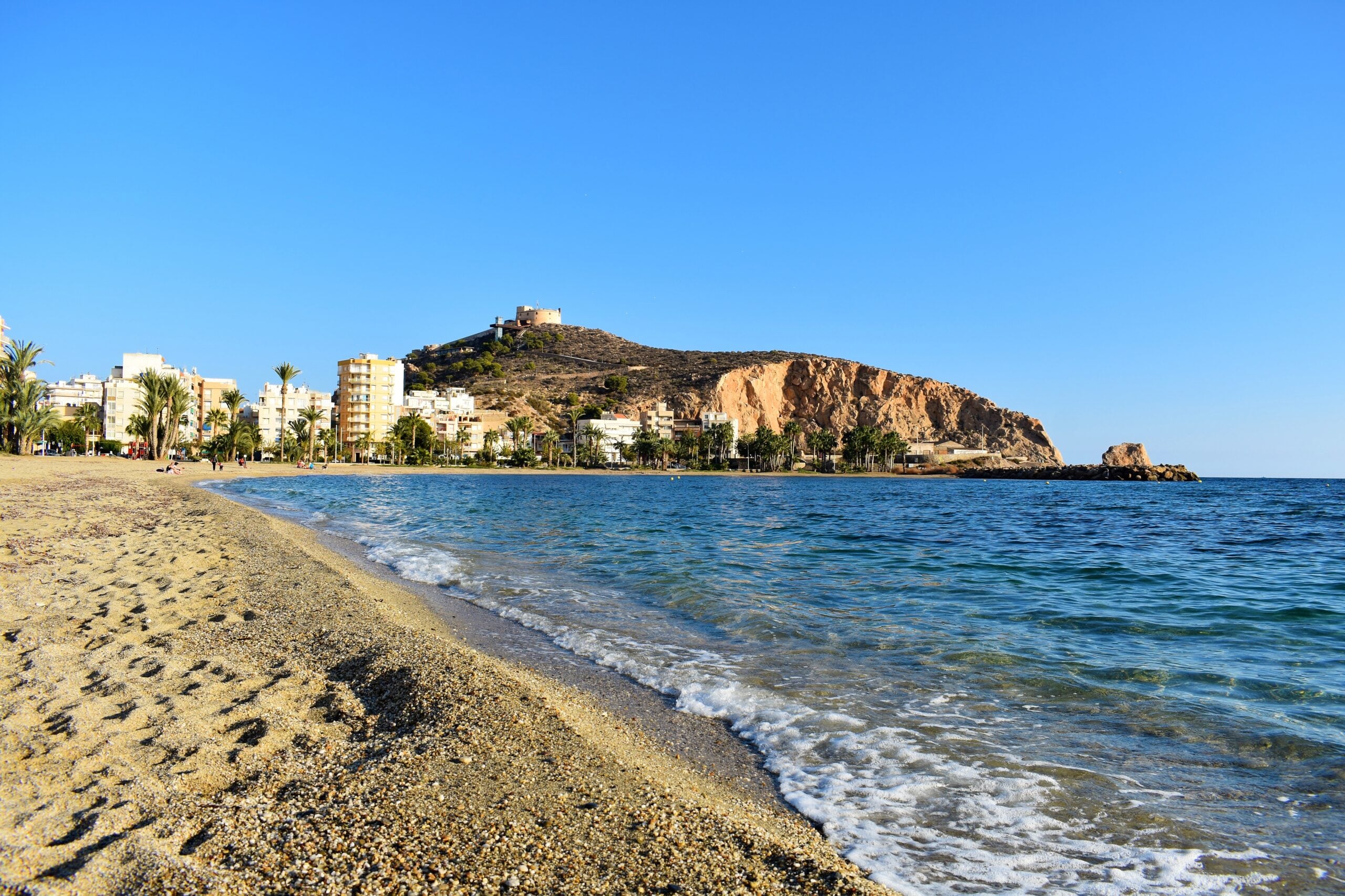 Playa de La Colonia en Águilas