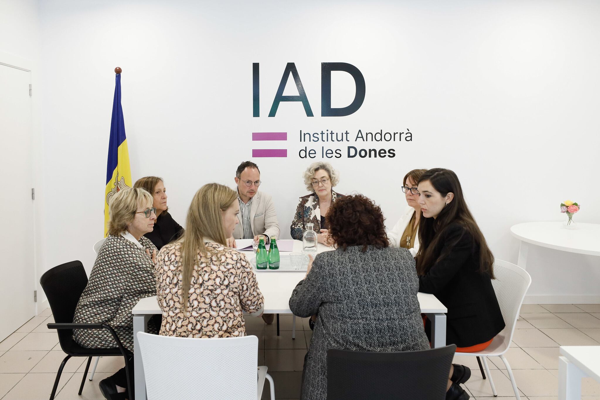 Visita institucional dels representants del nou Govern a l'Institut Andorrà de les Dones.