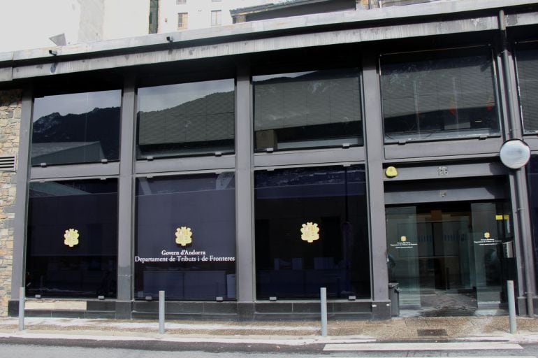 Imatge de l'exterior del Departament de Tributs i de Fronteres.