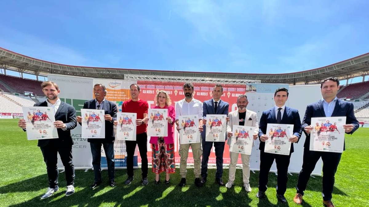 El Real Murcia del ascenso de 2003 quiere llenar Nueva Condomina contra los veteranos del Real Madrid