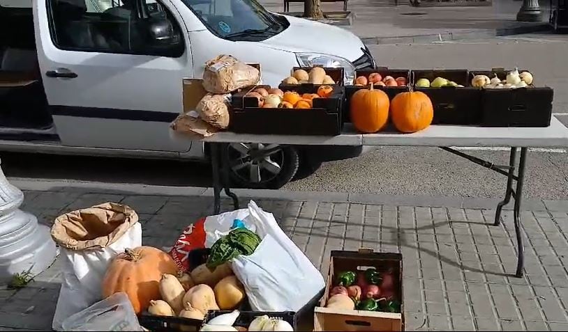 Donaciones dadas en el Mercado agroecológico