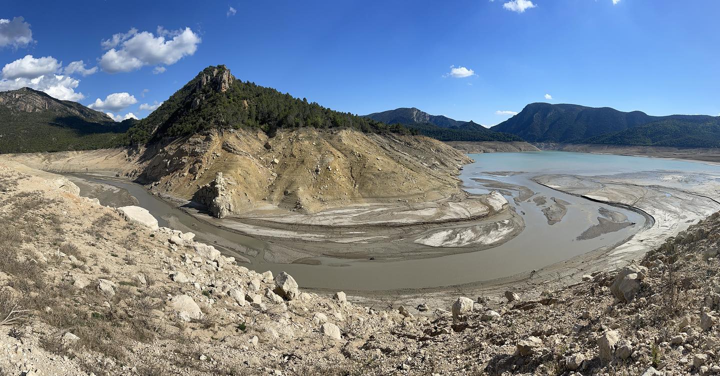 Situación actual del embalse de Canelles, en Huesca / Mont-Rebei Explora