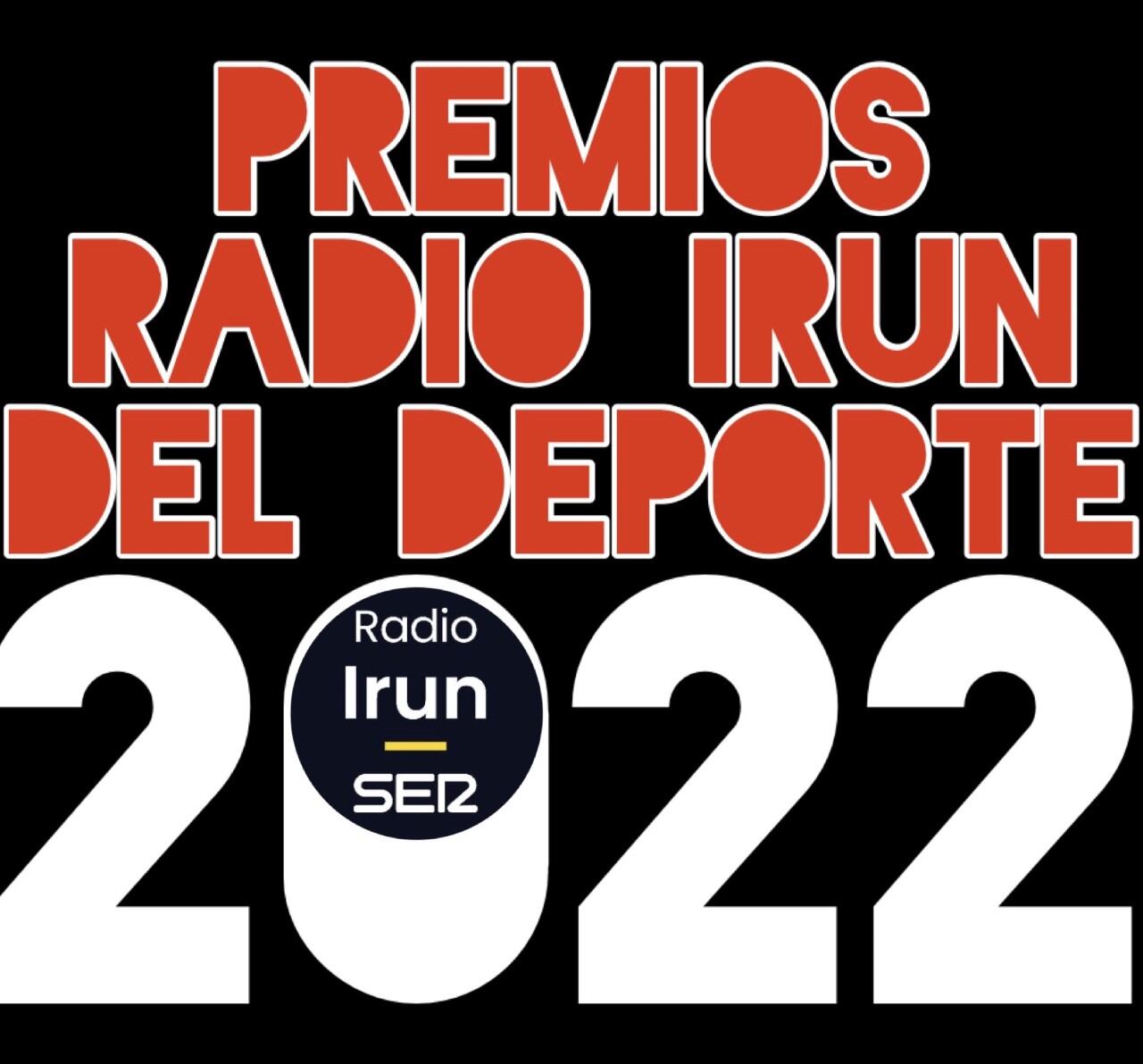 Imagen corporativa de los premios Radio irún del deporte 2022