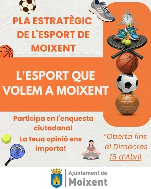 Cartel de la campaña en Moixent