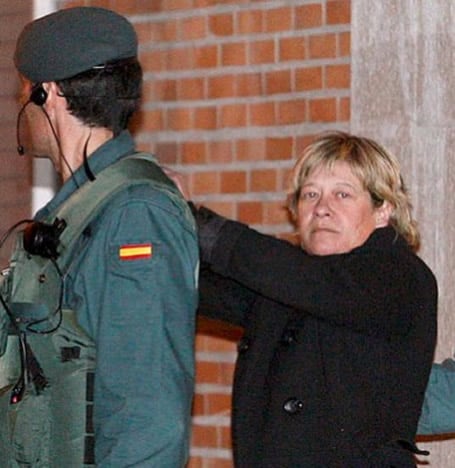 Arantxa Zulueta, en una imagen de archivo de abril de 2010, cuando fue detenida en Bilbao