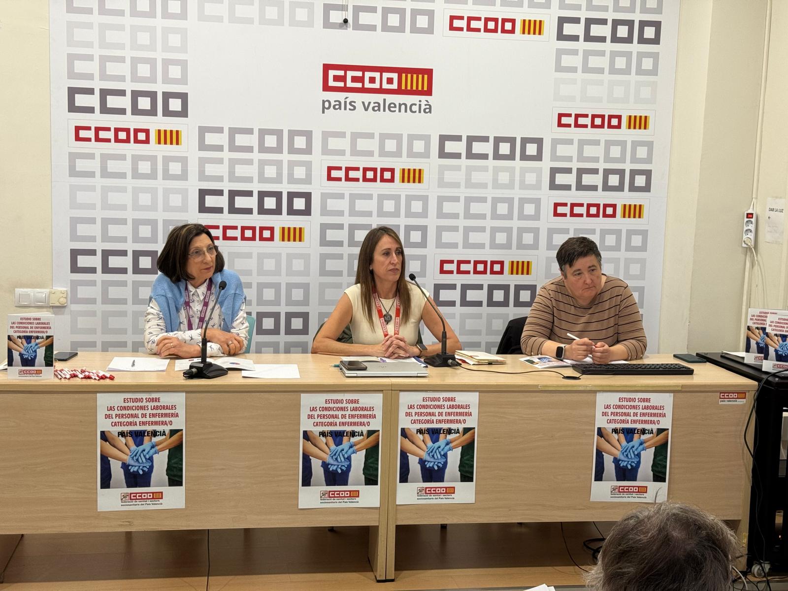 Presentación del informe sobre la situación laboral en la enfermería de la Comunitat Valenciana