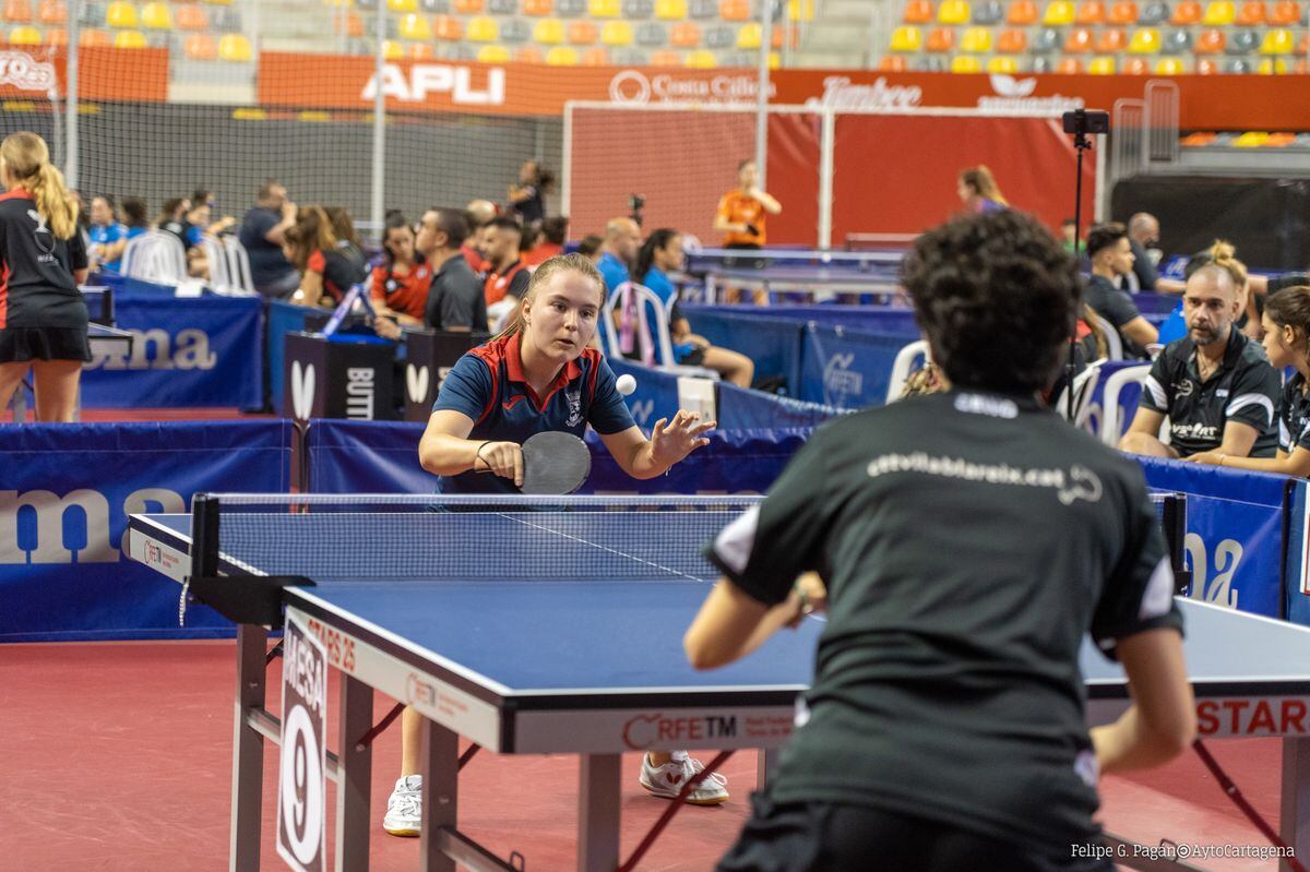 Celebración durante estos días del Campeonato de España de Tenis de Mesa en Cartagena