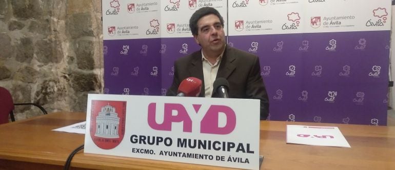 Javier Cerrajero, concejal de UPYD en el Ayuntamiento de Ávila