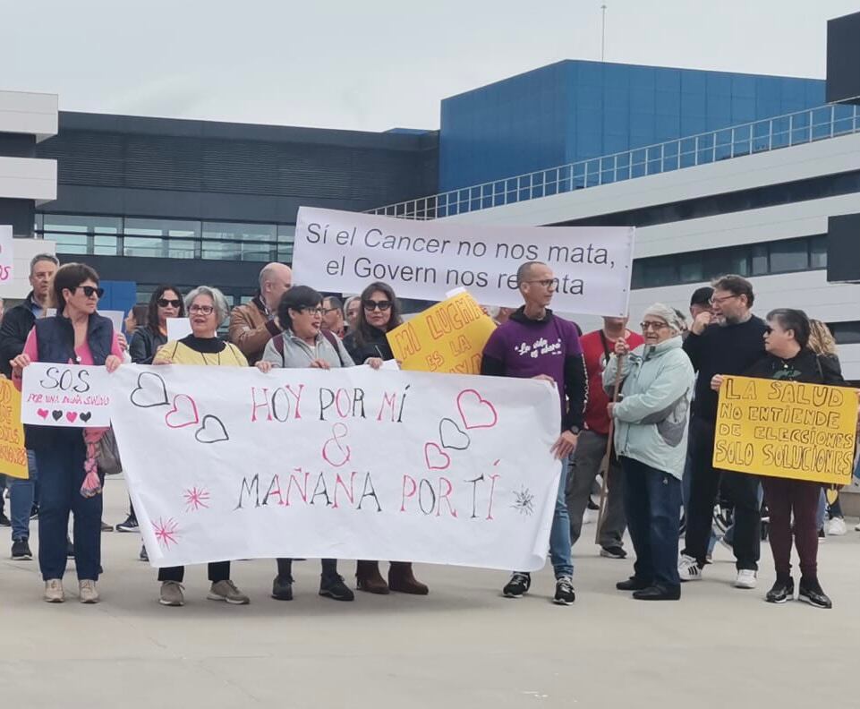 Un momento de la concentración de este sábado