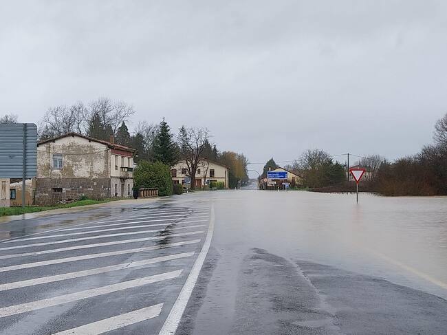 Inundaciones en Elorriaga. Foto: Irekia