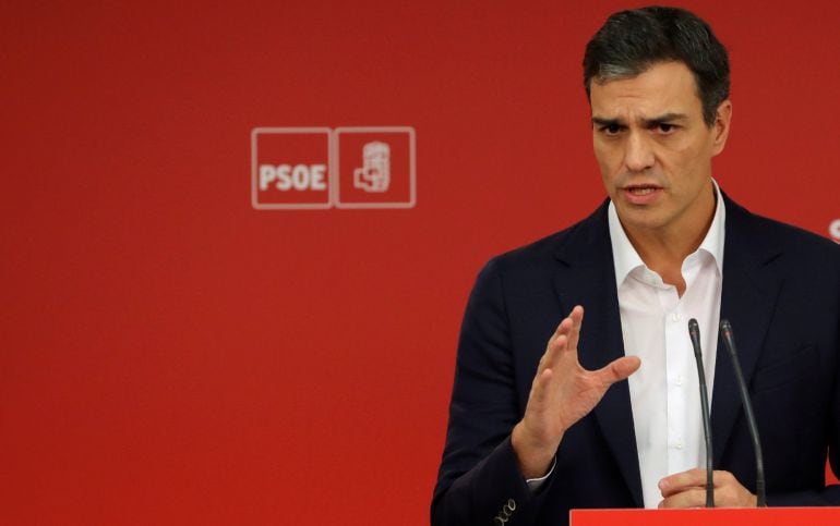 El secretario general del PSOE, Pedro Sánchez.