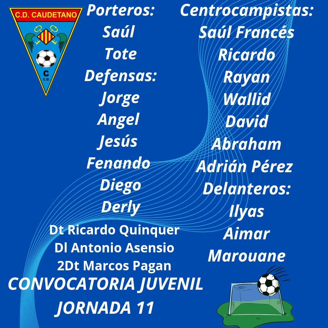 Alineación del juvenil